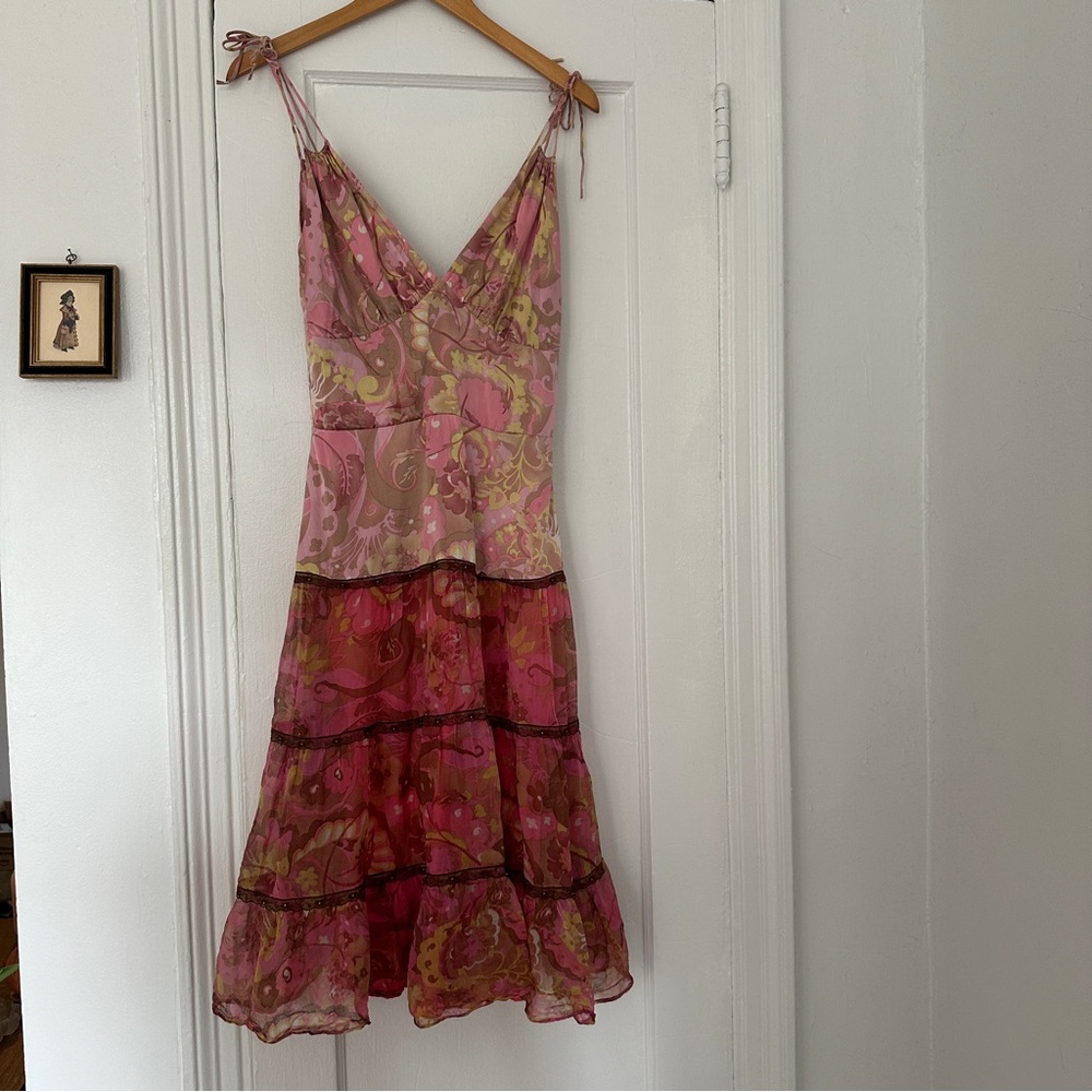 Y2K vintage Miguelina silk dress